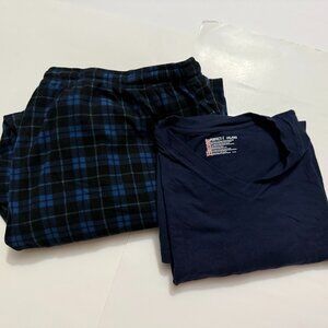 IZOD Pajama Sleeve Top and Bottoms Size XXL